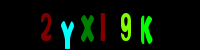 Blue Captcha Image