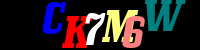 Blue Captcha Image