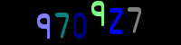 Blue Captcha Image