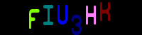 Blue Captcha Image