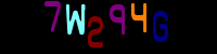 Blue Captcha Image