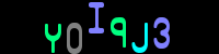 Blue Captcha Image