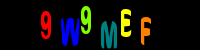 Blue Captcha Image