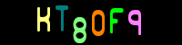Blue Captcha Image