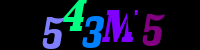 Blue Captcha Image