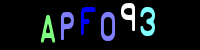Blue Captcha Image