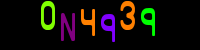 Blue Captcha Image