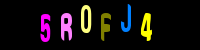 Blue Captcha Image