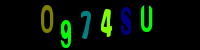 Blue Captcha Image