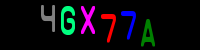 Blue Captcha Image