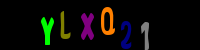 Blue Captcha Image