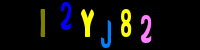 Blue Captcha Image