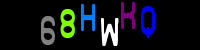 Blue Captcha Image