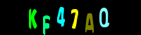 Blue Captcha Image