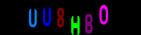 Blue Captcha Image