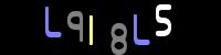 Blue Captcha Image