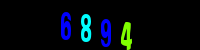 Blue Captcha Image