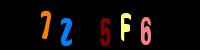Blue Captcha Image