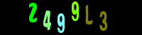 Blue Captcha Image