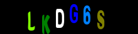 Blue Captcha Image