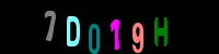 Blue Captcha Image