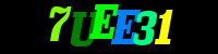 Blue Captcha Image