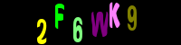 Blue Captcha Image
