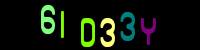 Blue Captcha Image