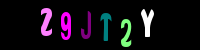 Blue Captcha Image