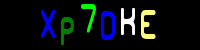 Blue Captcha Image