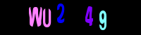 Blue Captcha Image