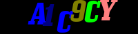 Blue Captcha Image