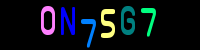Blue Captcha Image