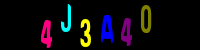 Blue Captcha Image