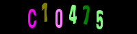 Blue Captcha Image