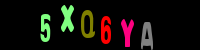 Blue Captcha Image
