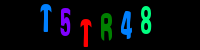 Blue Captcha Image