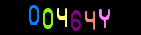 Blue Captcha Image
