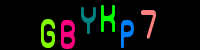 Blue Captcha Image