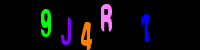 Blue Captcha Image