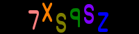 Blue Captcha Image