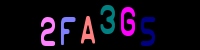 Blue Captcha Image