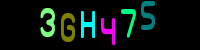 Blue Captcha Image