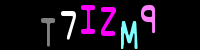 Blue Captcha Image