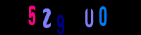 Blue Captcha Image