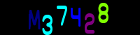 Blue Captcha Image