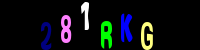 Blue Captcha Image