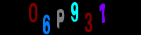 Blue Captcha Image