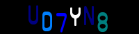 Blue Captcha Image