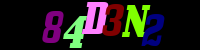 Blue Captcha Image